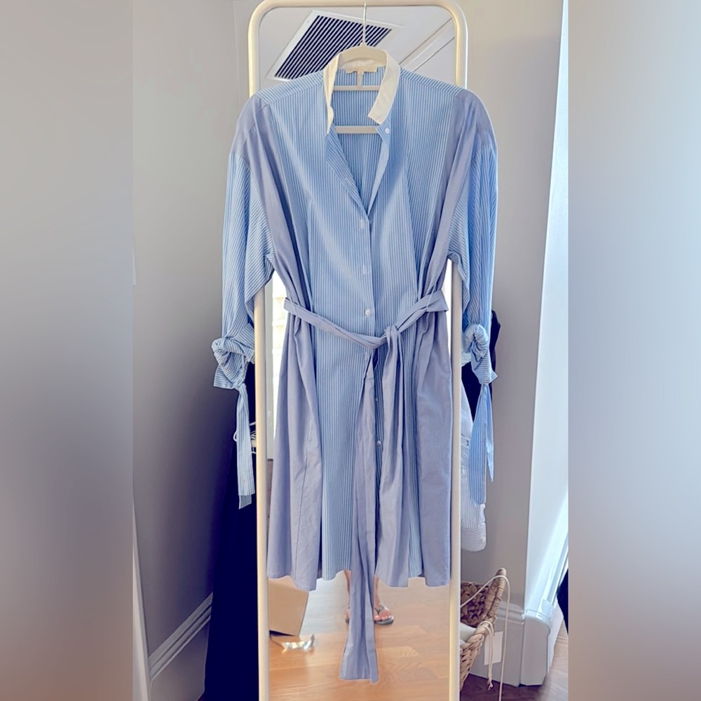 MAJE BUTTON DOWN SHORT DRESS